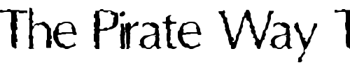 Font : Groopa-Seven Custom Text : The Pirate Way Test your own text here Click to download or to view this font on a tshirt that can be custom printed in Bali