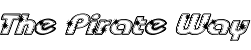 Font : Groovalicious-Tweak Custom Text : The Pirate Way Test your own text here Click to download or to view this font on a tshirt that can be custom printed in Bali