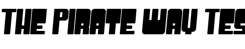 Font : Groove-Machine-Bold Custom Text : The Pirate Way Test your own text here Click to download or to view this font on a tshirt that can be custom printed in Bali