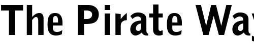 Font : GrotesqueMT-Black Custom Text : The Pirate Way Test your own text here Click to download or to view this font on a tshirt that can be custom printed in Bali