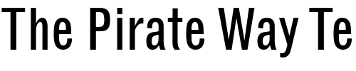 Font : GrotesqueMT-Condensed Custom Text : The Pirate Way Test your own text here Click to download or to view this font on a tshirt that can be custom printed in Bali