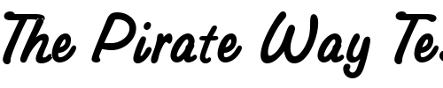 Font : GroveScriptBold Custom Text : The Pirate Way Test your own text here Click to download or to view this font on a tshirt that can be custom printed in Bali