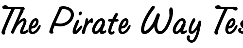 Font : GroveScriptMedium Custom Text : The Pirate Way Test your own text here Click to download or to view this font on a tshirt that can be custom printed in Bali