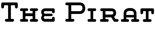 Font : Grover-Slab-Caps Custom Text : The Pirate Way Test your own text here Click to download or to view this font on a tshirt that can be custom printed in Bali