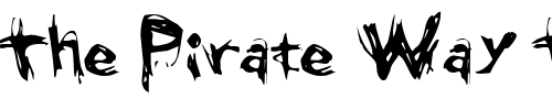 Font : Grumble-Regular Custom Text : The Pirate Way Test your own text here Click to download or to view this font on a tshirt that can be custom printed in Bali