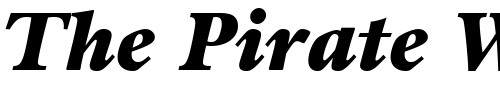 Font : Guardi96-Black-Italic Custom Text : The Pirate Way Test your own text here Click to download or to view this font on a tshirt that can be custom printed in Bali