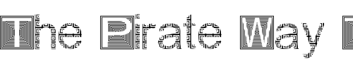 Font : Guck Custom Text : The Pirate Way Test your own text here Click to download or to view this font on a tshirt that can be custom printed in Bali
