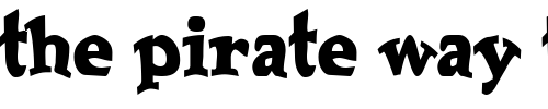 Font : GuiltForDreaming Custom Text : The Pirate Way Test your own text here Click to download or to view this font on a tshirt that can be custom printed in Bali