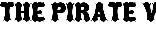 Font : Gullywasher-WBW Custom Text : The Pirate Way Test your own text here Click to download or to view this font on a tshirt that can be custom printed in Bali