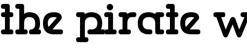 Font : Gumbercules Custom Text : The Pirate Way Test your own text here Click to download or to view this font on a tshirt that can be custom printed in Bali