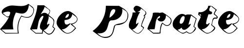 Font : GummyDisplay-Italic Custom Text : The Pirate Way Test your own text here Click to download or to view this font on a tshirt that can be custom printed in Bali