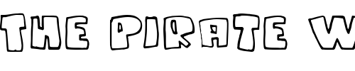 Font : Gumpy-one Custom Text : The Pirate Way Test your own text here Click to download or to view this font on a tshirt that can be custom printed in Bali