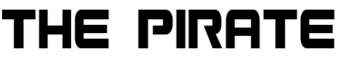 Font : Gunship-Condensed Custom Text : The Pirate Way Test your own text here Click to download or to view this font on a tshirt that can be custom printed in Bali