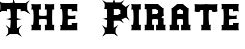 Font : Gutcruncher-Normal Custom Text : The Pirate Way Test your own text here Click to download or to view this font on a tshirt that can be custom printed in Bali