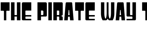 Font : Gyparody Custom Text : The Pirate Way Test your own text here Click to download or to view this font on a tshirt that can be custom printed in Bali