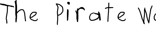 Font : H2D2-Lefthand Custom Text : The Pirate Way Test your own text here Click to download or to view this font on a tshirt that can be custom printed in Bali