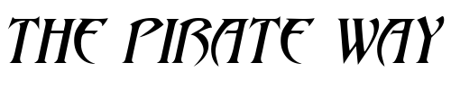 Font : Hadjii-Italic Custom Text : The Pirate Way Test your own text here Click to download or to view this font on a tshirt that can be custom printed in Bali
