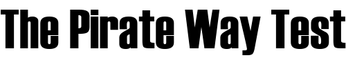 Font : Haettenschweiler Custom Text : The Pirate Way Test your own text here Click to download or to view this font on a tshirt that can be custom printed in Bali