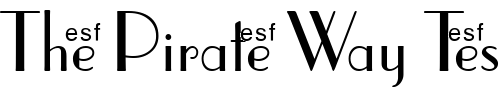 Font : Hafnium Custom Text : The Pirate Way Test your own text here Click to download or to view this font on a tshirt that can be custom printed in Bali