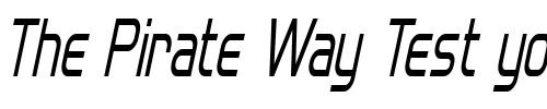 Font : Hall-Fetica-Narrow-Italic Custom Text : The Pirate Way Test your own text here Click to download or to view this font on a tshirt that can be custom printed in Bali