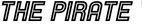 Font : Hallandale-Inline-Italic-JL Custom Text : The Pirate Way Test your own text here Click to download or to view this font on a tshirt that can be custom printed in Bali