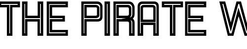 Font : HallandaleSquareInline-JL Custom Text : The Pirate Way Test your own text here Click to download or to view this font on a tshirt that can be custom printed in Bali
