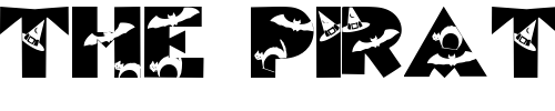 Font : HalloweenKiddyFont Custom Text : The Pirate Way Test your own text here Click to download or to view this font on a tshirt that can be custom printed in Bali
