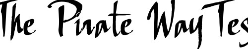 Font : Halloween_ScriptanaCOND Custom Text : The Pirate Way Test your own text here Click to download or to view this font on a tshirt that can be custom printed in Bali