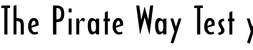 Font : HalseyCondSSK Custom Text : The Pirate Way Test your own text here Click to download or to view this font on a tshirt that can be custom printed in Bali