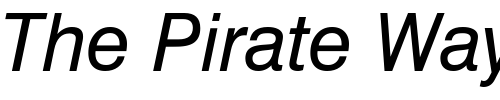 Font : Halvett-Italic Custom Text : The Pirate Way Test your own text here Click to download or to view this font on a tshirt that can be custom printed in Bali