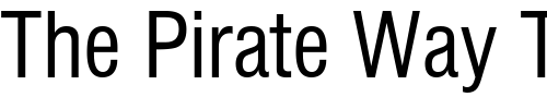 Font : HalvettCondensed Custom Text : The Pirate Way Test your own text here Click to download or to view this font on a tshirt that can be custom printed in Bali