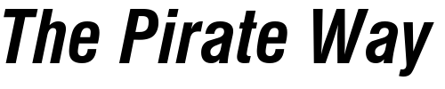 Font : HalvettCondensed-Bold-Italic Custom Text : The Pirate Way Test your own text here Click to download or to view this font on a tshirt that can be custom printed in Bali