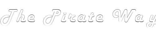 Font : HamburgerOutline Custom Text : The Pirate Way Test your own text here Click to download or to view this font on a tshirt that can be custom printed in Bali