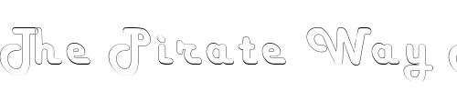 Font : HamburgerUprightOutline Custom Text : The Pirate Way Test your own text here Click to download or to view this font on a tshirt that can be custom printed in Bali