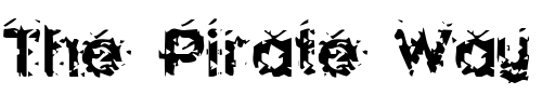 Font : Hammeroid Custom Text : The Pirate Way Test your own text here Click to download or to view this font on a tshirt that can be custom printed in Bali
