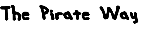Font : Hand-Me-Down-S-BRK Custom Text : The Pirate Way Test your own text here Click to download or to view this font on a tshirt that can be custom printed in Bali