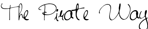 Font : HandWriting53-Regular-ttext Custom Text : The Pirate Way Test your own text here Click to download or to view this font on a tshirt that can be custom printed in Bali