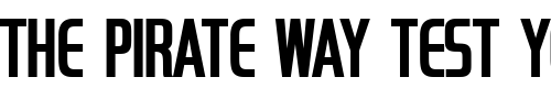 Font : HandelGotComDMed Custom Text : The Pirate Way Test your own text here Click to download or to view this font on a tshirt that can be custom printed in Bali