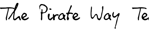 Font : Handschrift-AH Custom Text : The Pirate Way Test your own text here Click to download or to view this font on a tshirt that can be custom printed in Bali
