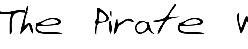 Font : HanfordsHand-Regular Custom Text : The Pirate Way Test your own text here Click to download or to view this font on a tshirt that can be custom printed in Bali