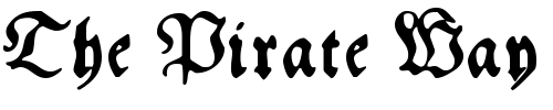 Font : HansFraktur Custom Text : The Pirate Way Test your own text here Click to download or to view this font on a tshirt that can be custom printed in Bali