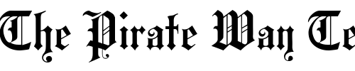 Font : HansaGotisch Custom Text : The Pirate Way Test your own text here Click to download or to view this font on a tshirt that can be custom printed in Bali