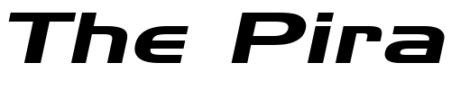 Font : Hanzel-Extended-Italic Custom Text : The Pirate Way Test your own text here Click to download or to view this font on a tshirt that can be custom printed in Bali