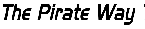 Font : Hanzel-Thin-Italic Custom Text : The Pirate Way Test your own text here Click to download or to view this font on a tshirt that can be custom printed in Bali