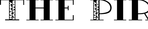 Font : Happy-Easter Custom Text : The Pirate Way Test your own text here Click to download or to view this font on a tshirt that can be custom printed in Bali