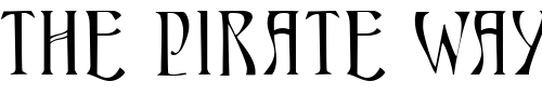 Font : HardinCaps Custom Text : The Pirate Way Test your own text here Click to download or to view this font on a tshirt that can be custom printed in Bali