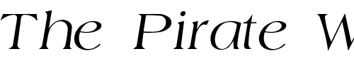 Font : Harding-Normal-Italic Custom Text : The Pirate Way Test your own text here Click to download or to view this font on a tshirt that can be custom printed in Bali
