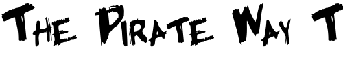 Font : HardlyLeft55-Regular-ttcon Custom Text : The Pirate Way Test your own text here Click to download or to view this font on a tshirt that can be custom printed in Bali