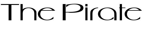 Font : Harlesden-Regular-DB Custom Text : The Pirate Way Test your own text here Click to download or to view this font on a tshirt that can be custom printed in Bali