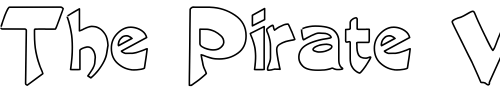 Font : Harquil-Hollow Custom Text : The Pirate Way Test your own text here Click to download or to view this font on a tshirt that can be custom printed in Bali